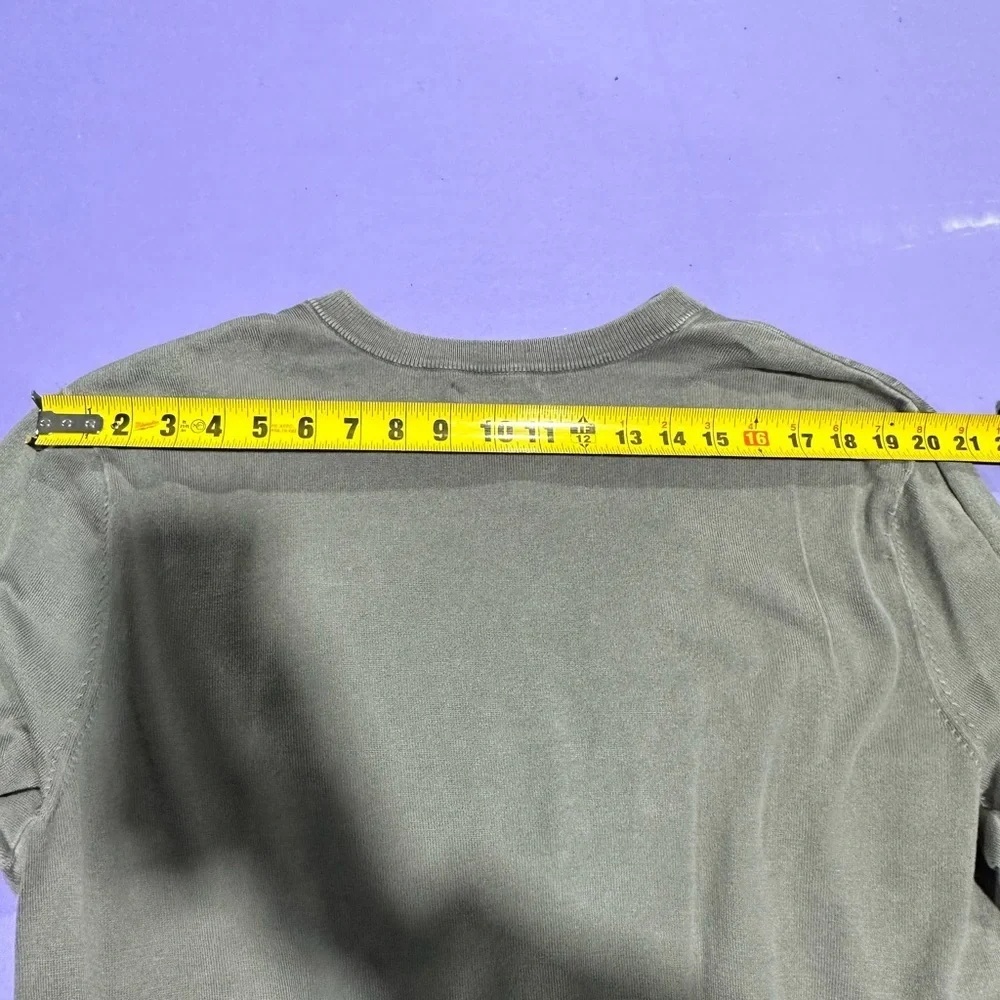 Vince Men's Charcoal V-Neck Sweater